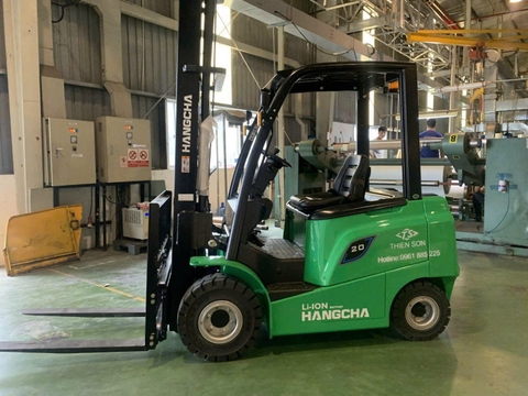 Xe nâng điện 2 tấn ngồi lái HangCha