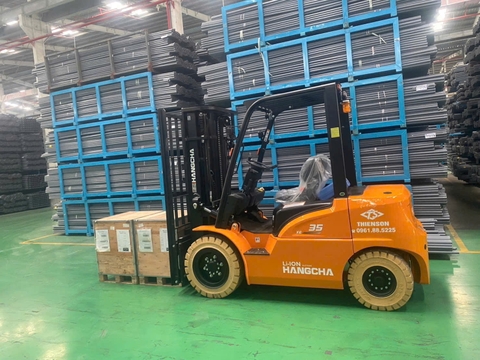 Xe nâng điện 3.5 tấn HangCha công nghệ Pin Lithium ion mới