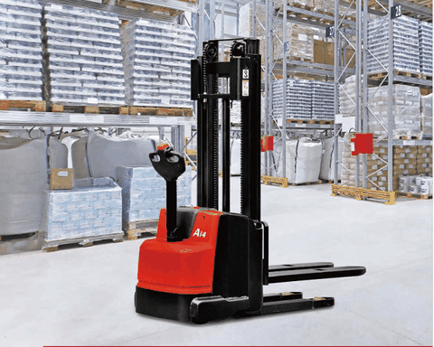 Xe nâng Pallet Stacker HangCha chiều cao nâng từ 1.6-5.2 mét