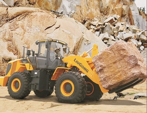 Xe nâng đá LiuGong tải trọng nâng từ 15-32 tấn