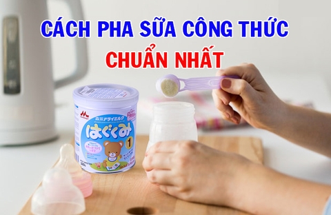 Những sai lầm thường thấy khi pha sữa công thức khiến bé chậm lớn