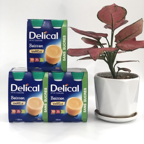 Sữa Delical vị Socola dạng nước chính hãng Pháp cho bệnh nhân ung thư.
