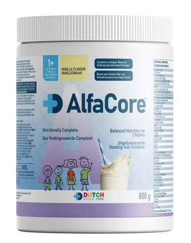 AlfaCore – Dinh dưỡng hoàn chỉnh cho trẻ suy dinh dưỡng, thấp còi từ 1–10 tuổi