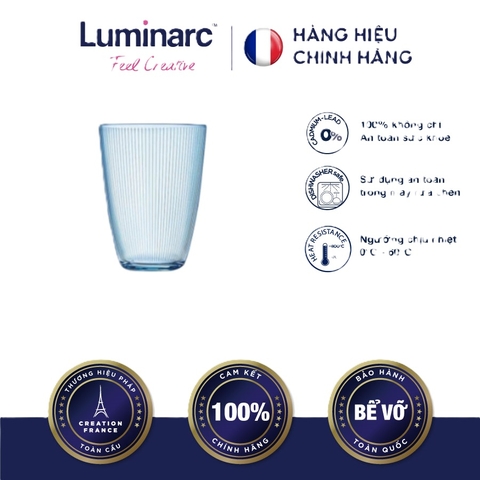 Ly Thấp TT Luminarc Concepto Stripy Blue 310ml