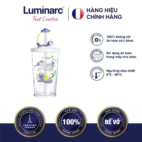 Ly Có Nắp TT Luminarc Lille Scale Unicorn 425Ml