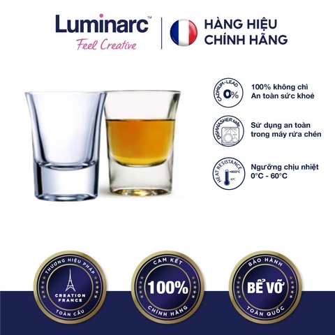 Ly Rượu TT Luminarc Hot Shot 34Ml