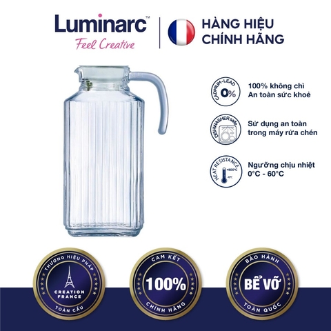 Bình Nước TT Luminarc Quadro 1.1L