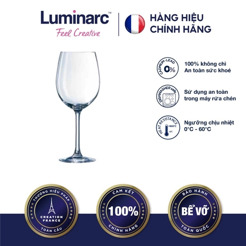 Ly Rượu Vang TT Luminarc Vinery 470ml