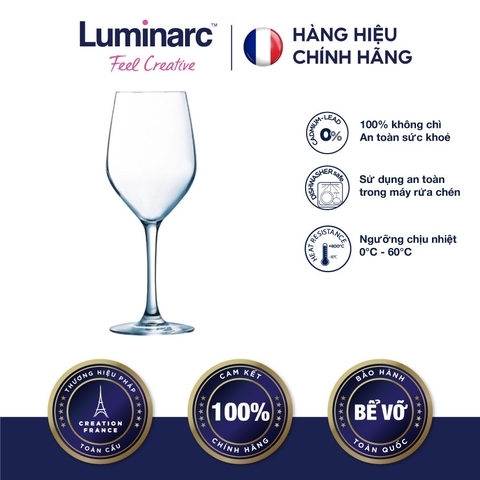 Ly Rượu Vang Thủy Tinh C&S Sublym 450Ml