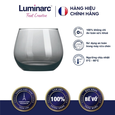 Ly Thấp TT Luminarc Maine Grey 320Ml