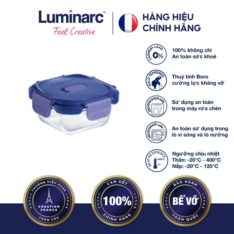 Hộp TT Luminarc Putina Vuông 320ml