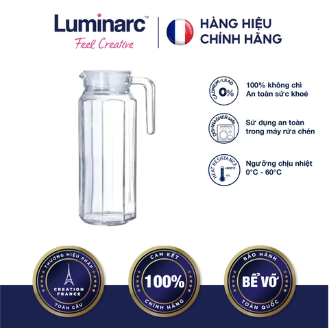 Bình nước TT Luminarc Octime 1,1L G2664