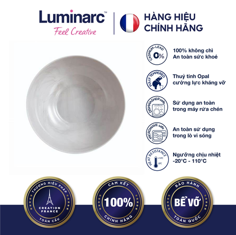 Tô TT Luminarc Diwali Granit Marble 21Cm