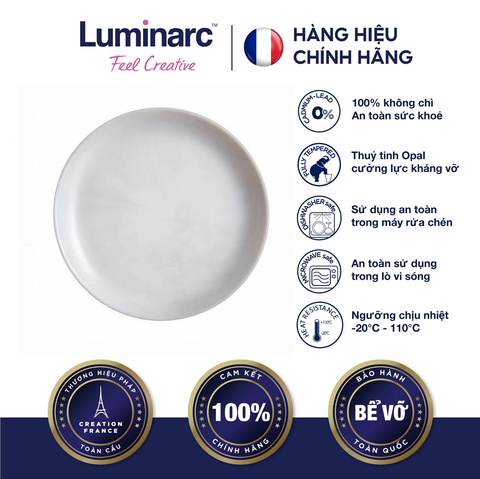 Đĩa TT Luminarc Diwali Granit Marble 25Cm