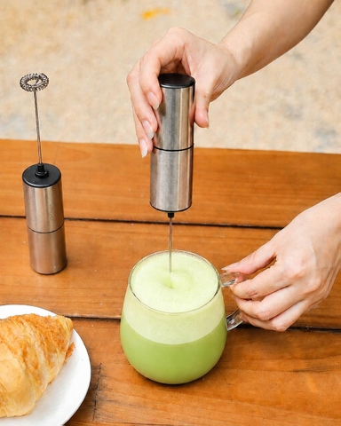Máy tạo bọt kem sữa, đánh cà phê lên bọt, đánh trứng cầm tay KAIYO tốc độ quay 10.000 vòng/phút tạo bọt mịn với vài giây