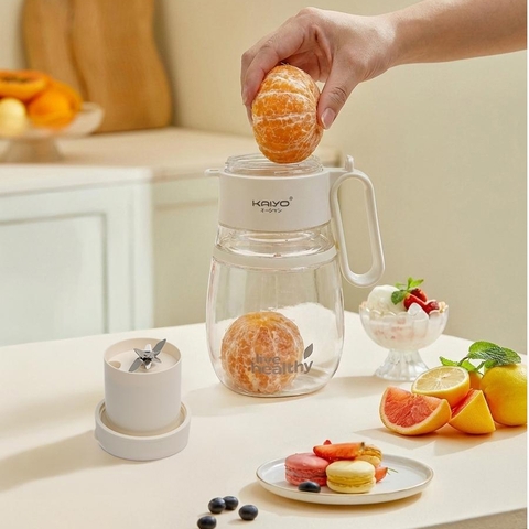 Máy xay sinh tố cầm tay KAIYO KHB-417 pin sạc 1500mAh dung tích 1L