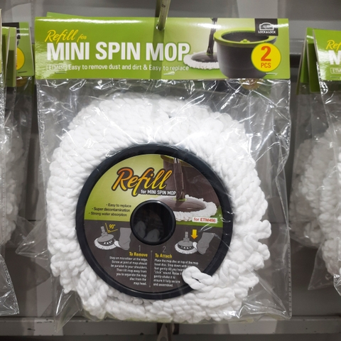 Set 2 Bông Lau Thay Thế Của Bộ Lau Nhà ETM498 Lock&Lock - ETM451