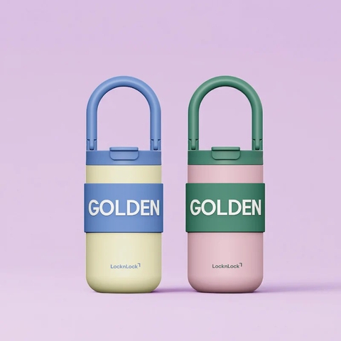 Bình Giữ Nhiệt LocknLock Fold Grip Tumbler Tay Cầm Gập LHC4435/LHC4436