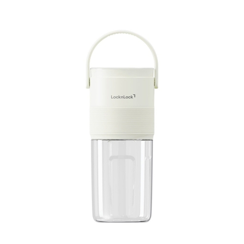 Máy xay sinh tố cầm tay LocknLock Vacuum Portable Blender EJJ346IVY 475ml pin sạc, có hút chân không giữ tươi sinh tố