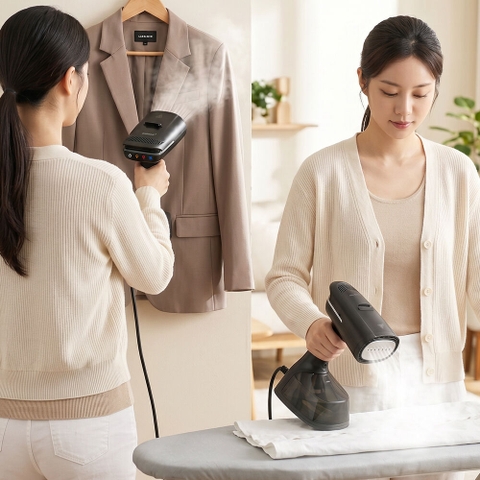 Bàn ủi hơi nước LocknLock hút vải thông minh ENI216BLK