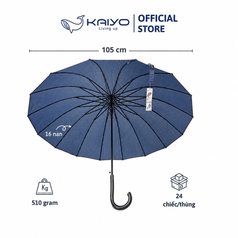 Ô tự động cán dài 16 nan Kaiyo chắc chắn