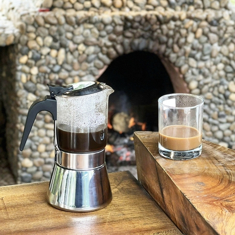 Ấm đun pha cà phê Chính hãng KAIYO MOKA POT