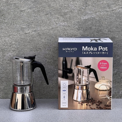 Ấm đun pha cà phê Chính hãng KAIYO MOKA POT