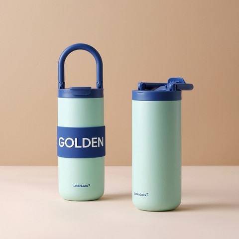 Bình Giữ Nhiệt LocknLock Fold Grip Tumbler Tay Cầm Gập LHC4435/LHC4436