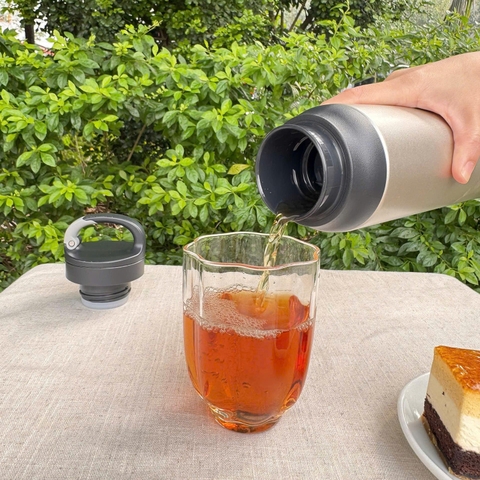 Bình giữ nhiệt chân không inox 304 có lưới lọc trà Kaiyo dung tích 800ml