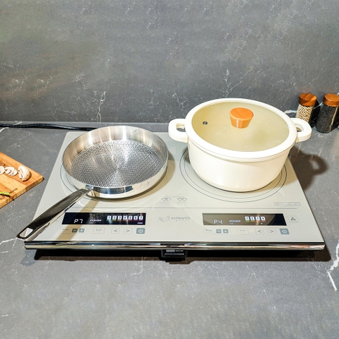 Bếp từ đôi lõi đồng 100% KAIYO công suất 3300w bảo hành chính hãng 2 năm KIH-407