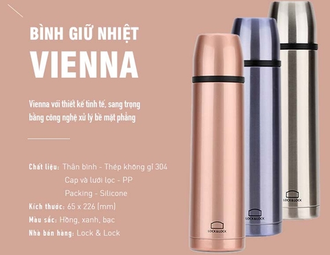 Bình giữ nhiệt Lock&Lock Vienna LHC1430SV 500ml