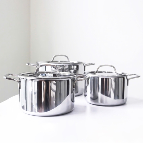 Bộ nồi Haatz inox 304 đúc liền khối INCHEON