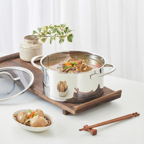 Bộ nồi Haatz inox 304 Jang Taste 16cm - 20cm - 24cm