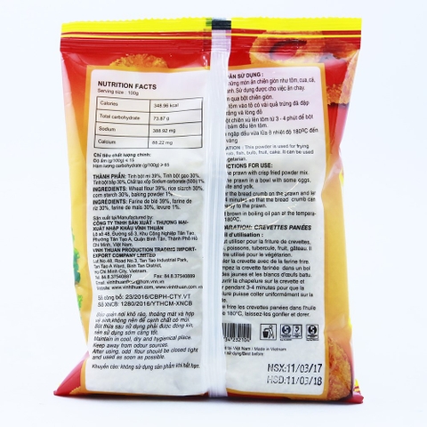 Bot chien xu Vinh Thuan 100g