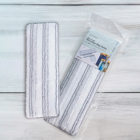 Set 2 bông lau thay thế của bộ lau nhà chữ nhật tách nước bẩn Kaiyo