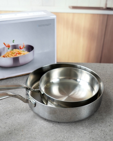 Chảo inox 316 HAATZ đúc liền khối thành đứng
