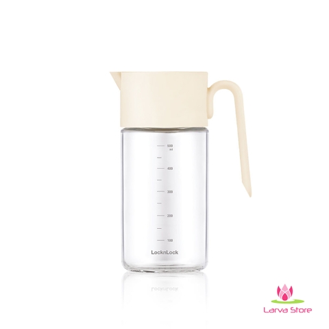 Bình đựng dầu thủy tinh LocknLock CKO208 550ml nắp mở tự động