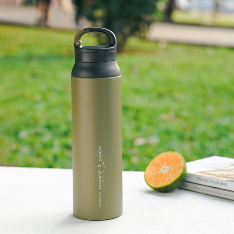 Bình giữ nhiệt chân không inox 304 có lưới lọc trà Kaiyo dung tích 800ml