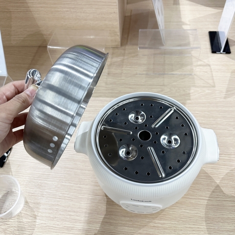 Nồi điện đa năng LocknLock Digital Multipot EJP186IVY kèm xừng hấp inox 304