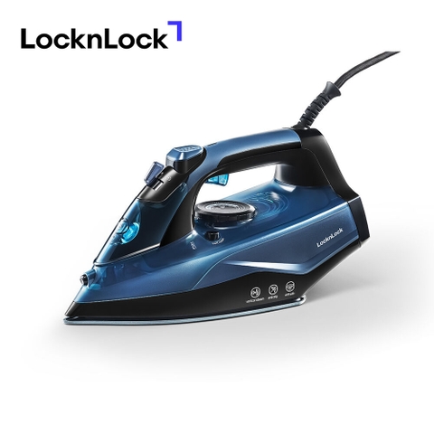 Bàn ủi | bàn là hơi nước LocknLock ENI362BLU công suất 2400w phun hơi mạnh mẽ ủi nhanh hiệu quả