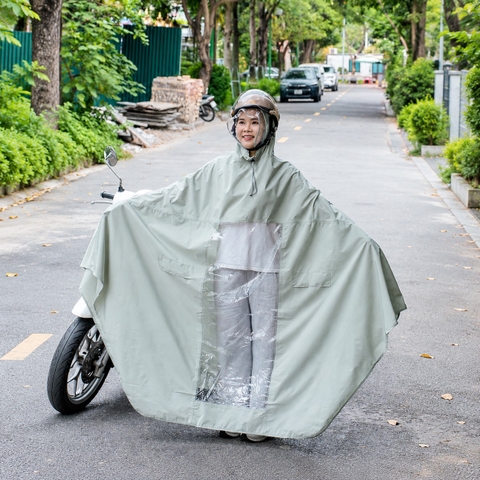 Áo mua siêu nhẹ KAIYO Polyester cao cấp mỏng nhẹ thoáng khí form to rộng mặc rất thoải mái không bí bách, không nhàu