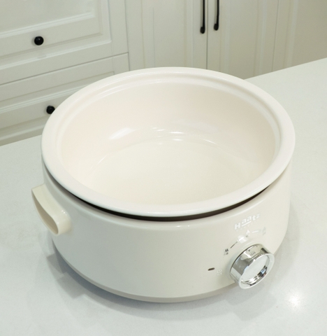 Nồi lẩu điện Haatz lòng phủ ceramic an toàn có thể tháo rời 5 lít