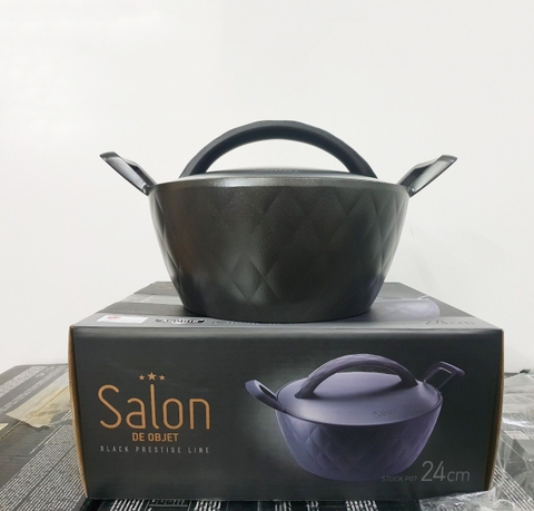 Nồi Lock&Lock Salon Chống Dính Ceramic Đáy Từ Size 18-20-24cm