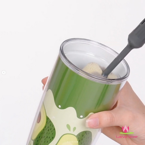 Ly Nhựa 2 lớp LocknLock Cold Cup HAP524 600ml | HAP528 720ml