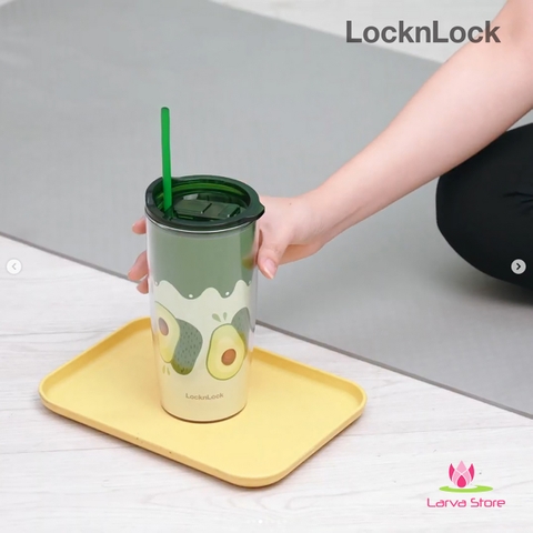 Ly Nhựa 2 lớp LocknLock Cold Cup HAP524 600ml | HAP528 720ml