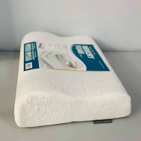 Gối Memory Foam LocknLock ruột cao su non mút hoạt tính thoáng khí 50D HLW111