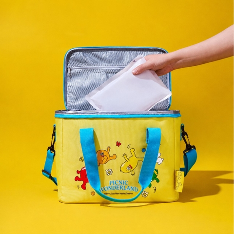 Túi giữ lạnh LocknLock dung tích lớn 13 lít Balloon Friends HWB557YEL_BF