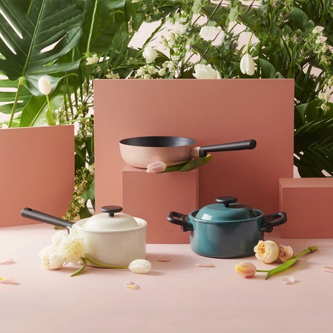 Bộ Nồi Và Chảo Sâu Lòng Locknlock 3 Món LDE1181IHS01