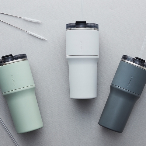 Bình giữ nhiệt LocknLock Metro Drive inox 304 kèm ống hút và cọ rửa 650ml LHC4277