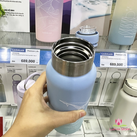 Bình giữ nhiệt LocknLock Sling Ring Tumbler 650ml LHC4321 (Mẫu họa tiết)